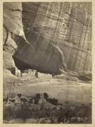 Ancient Ruins in the Canyon de Chelly, N.M., in a niche 50 feet above present Canyon bed (Timothy O'Sullivan) - Muzeo.com