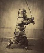 Japanese Warrior in Armour (Felice Beato) - Muzeo.com