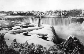 Niagara Falls in the Snow (Francis Frith) - Muzeo.com