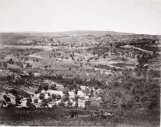 Panoramic view of Jerusalem from the Mount of Olives (Francis Frith) - Muzeo.com