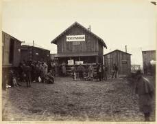 Provost Marshal's Office, Aquia Creek, February 1863 (Timothy O'Sullivan) - Muzeo.com