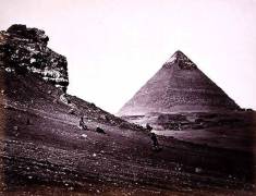 Second Pyramid at El-Geezah, from the South East (Francis Frith) - Muzeo.com
