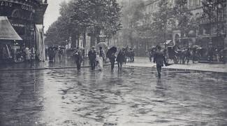 A Wet Day on the Boulevards, Paris (Alfred Stieglitz) - Muzeo.com