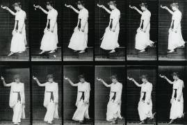 From 'The Human Figure in Motion' : Woman. Descending a Stairway (Eadweard Muybridge) - Muzeo.com