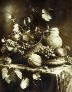Fruit and Pottery Still Life (Heinrich Kühn) - Muzeo.com