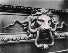 Lion door knocker, Paris (Eugène Atget) - Muzeo.com
