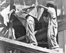 Construction Workers at the Stadium, Mexico City (Tina Modotti) - Muzeo.com