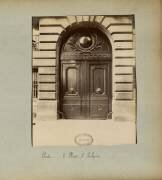 Porte, 6 Place Saint Sulpice : VIe Arrondissement (Eugène Atget) - Muzeo.com