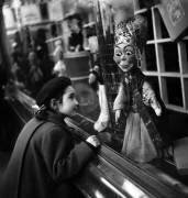 Young Girl Looking at Christmas Toys in A Shop Window (Rue des Archives) - Muzeo.com