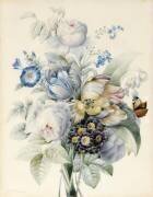A Bunch of Flowers including Roses (Pierre Joseph Redouté) - Muzeo.com