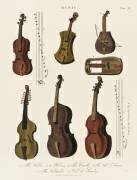 A collection of antique violin, viola, cello and more from Encyclopedia Londinensis (anonymous) - Muzeo.com