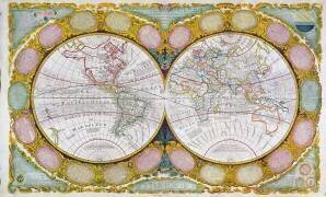 A New and Correct Map of the World (Robert Wilkinson) - Muzeo.com