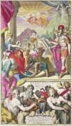 Atlas Novus ad usum Serenissimi Burgundiae Ducis depicting Europa receiving tribute from the peoples of Asia (Romeyn de Hooghe) - Muzeo.com