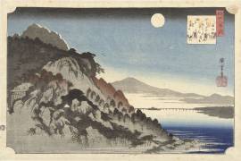 Autumn Moon at Ishiyama (Hiroshige) - Muzeo.com