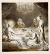 Christ in the House of Mary and Martha (William Blake) - Muzeo.com