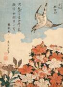 Cuckoo and azaleas (Hokusai) - Muzeo.com