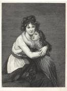 Elisabeth Vigée-Lebrun et sa fille d'après Elisabeth Vigée-Lebrun (Alphonse-Alexandre Leroy) - Muzeo.com
