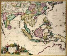 General map extending from India and Ceylon to northwestern Australia by way of southern Japan (Nicolaes Visscher) - Muzeo.com