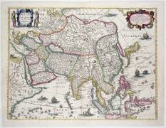 General map including Arabia, Japan, the Korean peninsula and the greater part of the Indonesian archipelago (Hendrik Hondius I) - Muzeo.com
