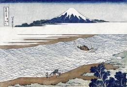 Jewel River in Musashi Province (Hokusai) - Muzeo.com