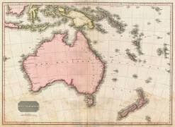 John Pinkerton's map of Australia and the South West Pacific (E. J. Pinkerton) - Muzeo.com