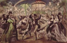 Le bal Mabille en 1867 (Provost A.) - Muzeo.com