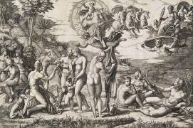 Le Jugement de Pâris (Marcantonio Raimondi) - Muzeo.com