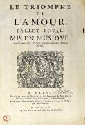 Le Triomphe de l'Amour (Jean-Baptiste Lully) - Muzeo.com