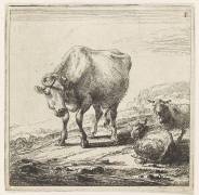 Les vaches à la laitière (Nicolaes Berchem) - Muzeo.com