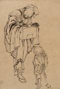 Man and Boy (Hokusai) - Muzeo.com