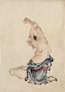 Man Stretching (Hokusai) - Muzeo.com