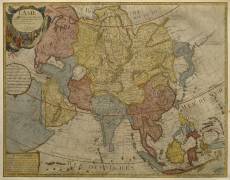 Map of Asia (Guillaume Delisle) - Muzeo.com
