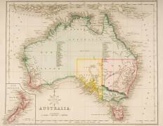 Map of Australia and New Zealand (J. Archer) - Muzeo.com