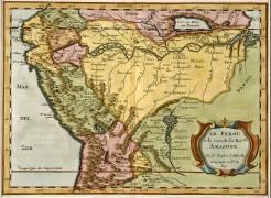 Map of the Amazon Basin (Nicolas Sanson D'Abbeville) - Muzeo.com