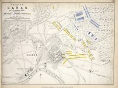 Map of the Battle of Hanau (Alexander Keith Johnston) - Muzeo.com