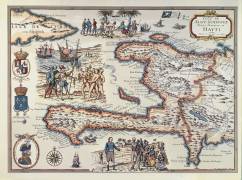 Map of the Island of Haiti (French School) - Muzeo.com