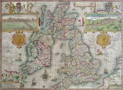 Map of the Kingdom of Great Britain and Ireland (Jodocus Hondius) - Muzeo.com