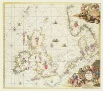 Map of the North Sea (Frederik de Wit) - Muzeo.com