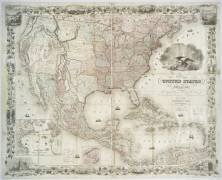 Map of the United States of America (American School) - Muzeo.com