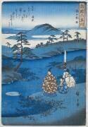 Noji, in de provincie Omi (Hiroshige) - Muzeo.com