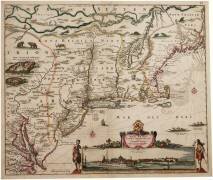 Novi Belgi Novaeque Angliae (Nicolaes Visscher the Younger) - Muzeo.com