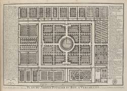 Planche 133: plan du Potager royal de Versailles (Famille des Perelle) - Muzeo.com