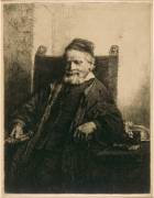 Portrait de Jan Lutma ; 1er état (Rembrandt) - Muzeo.com