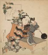 Puppeteer Holding Puppet on Go Board (Hokusai) - Muzeo.com