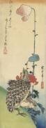 Quails and poppies (Hiroshige) - Muzeo.com