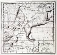 Route map of the comet 1762 and sky chart, observed by Messier (anonymous) - Muzeo.com