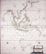 Sea chart East of India' (Dutch School) - Muzeo.com