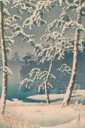 Senzoku Pond (Hasui Kawase) - Muzeo.com