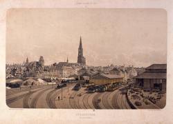 Strasbourg, vue prise du rempart. (Adolphe Maugendre) - Muzeo.com