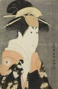 The actor Segawa Tomisaburo II as Yadorigi (Toshusai Sharaku) - Muzeo.com